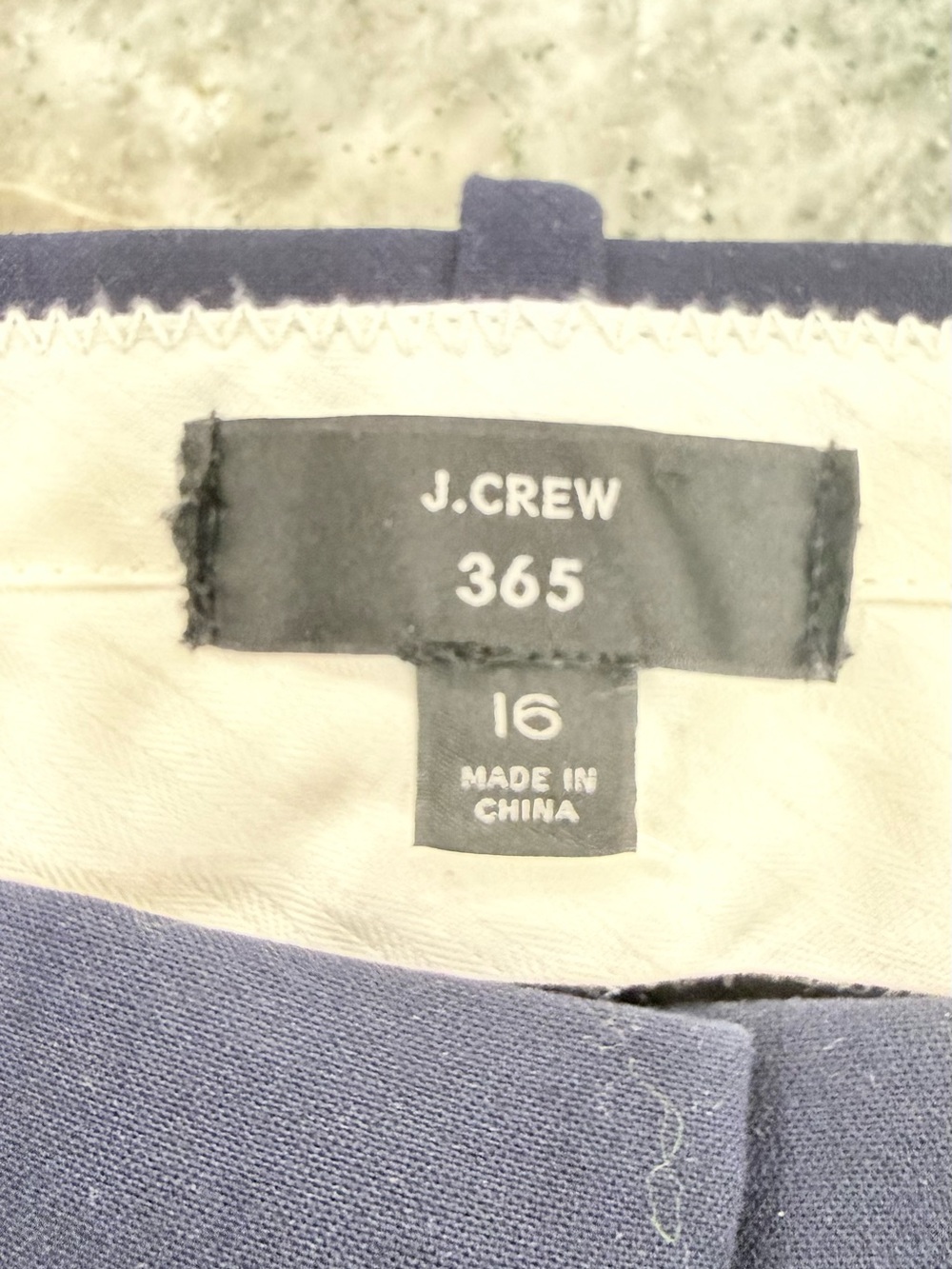 J Crew 365 Women’s Navy Slim Wide-Leg Cropped Dress Pants - Picture 2 of 9